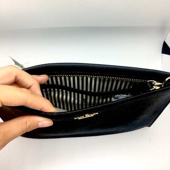 NWT Kate Spade Black Leather Crossbody Purse - Picture 8 of 12